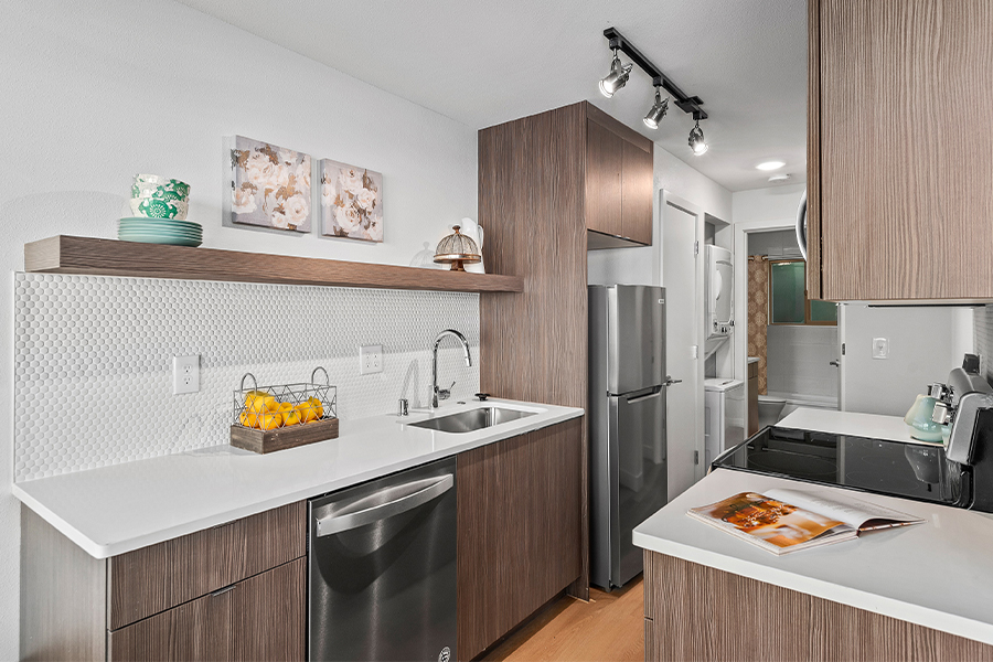 kitchen interior at Maggie apartments